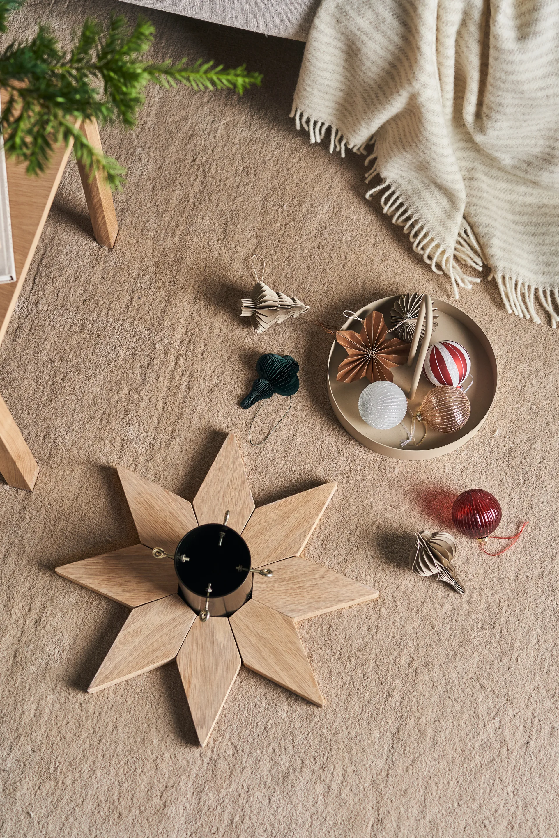 Decorazione per albero di Natale Spira, confezione da 4, Forest green Scandi Living