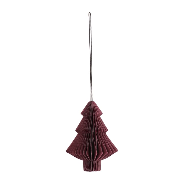 Decorazione per albero di Natale Tree, confezione da 4, Rosso Scandi Living