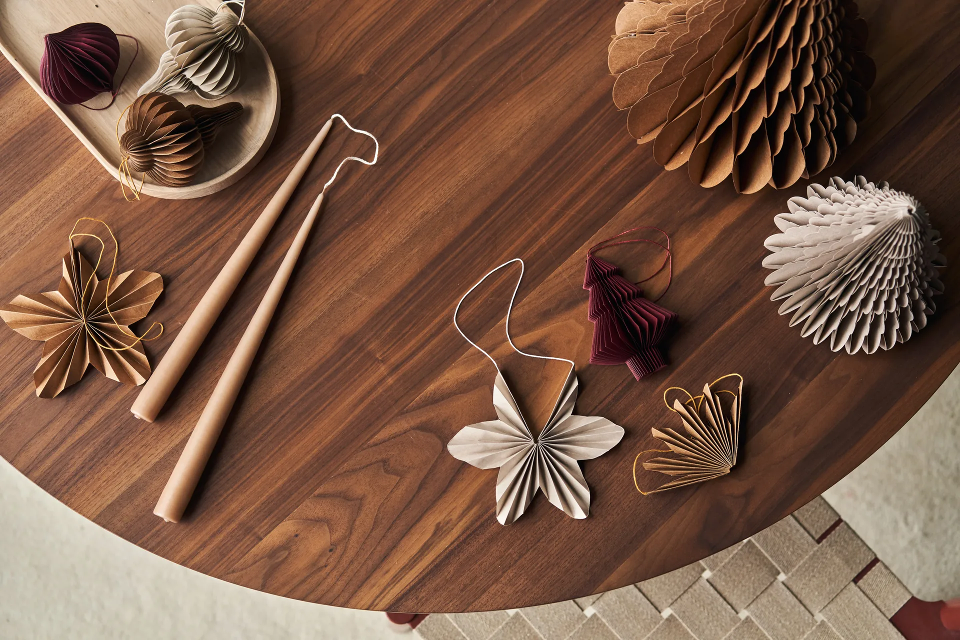 Decorazioni natalizie Trees, confezione da 2, Natural Scandi Living