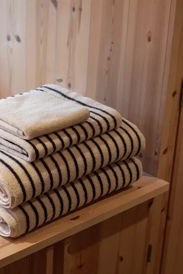 Drift asciugamani da bagno 100x150 cm confezione da 2 - Bianco-nero - Scandi Living