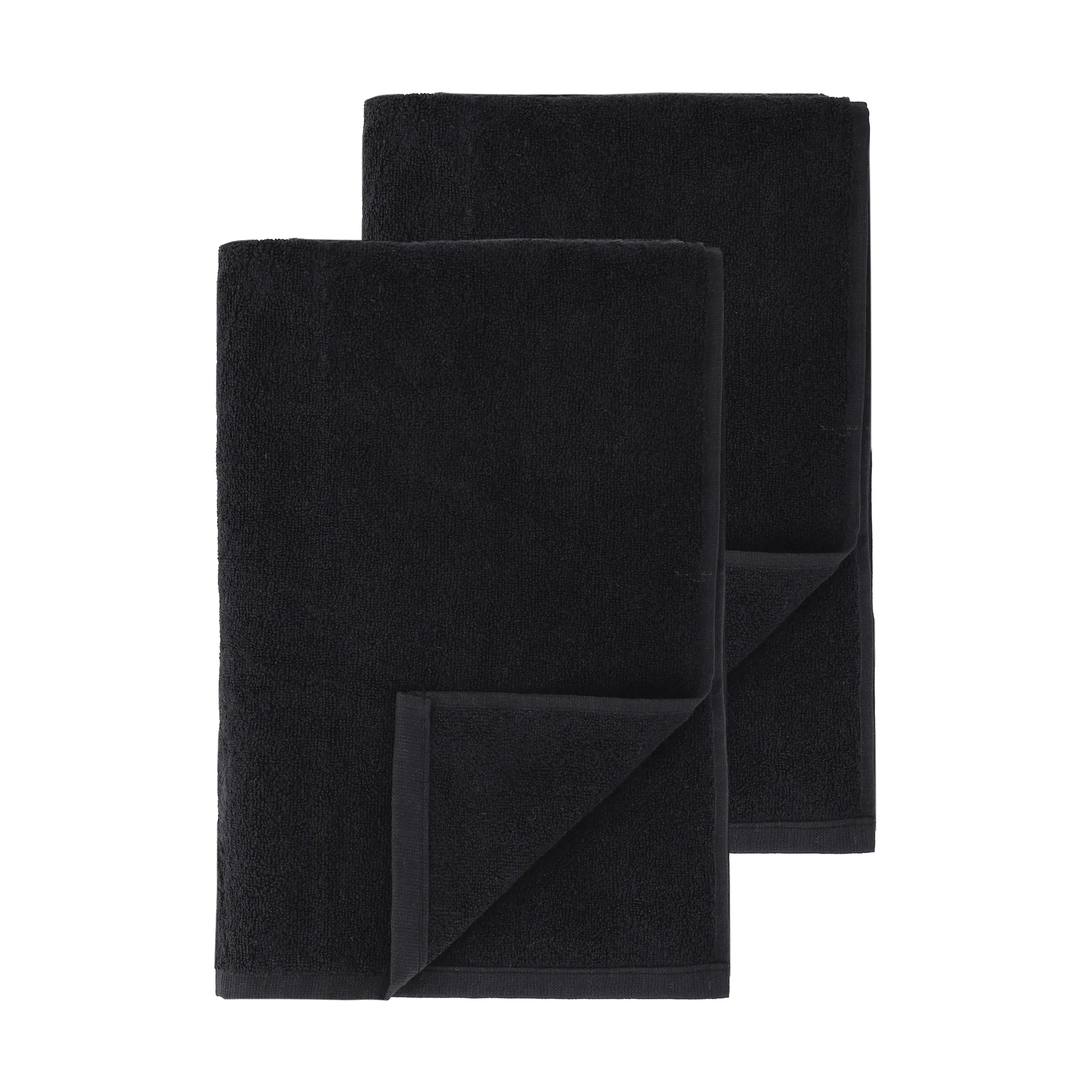 Drift asciugamani da bagno 100x150 cm confezione da 2 - Nero,  Scandi Living