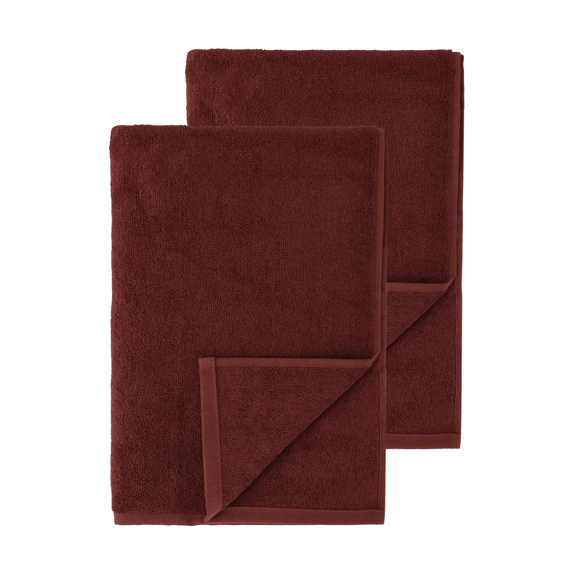Drift asciugamani da bagno 100x150 cm confezione da 2 - Rosso,  Scandi Living