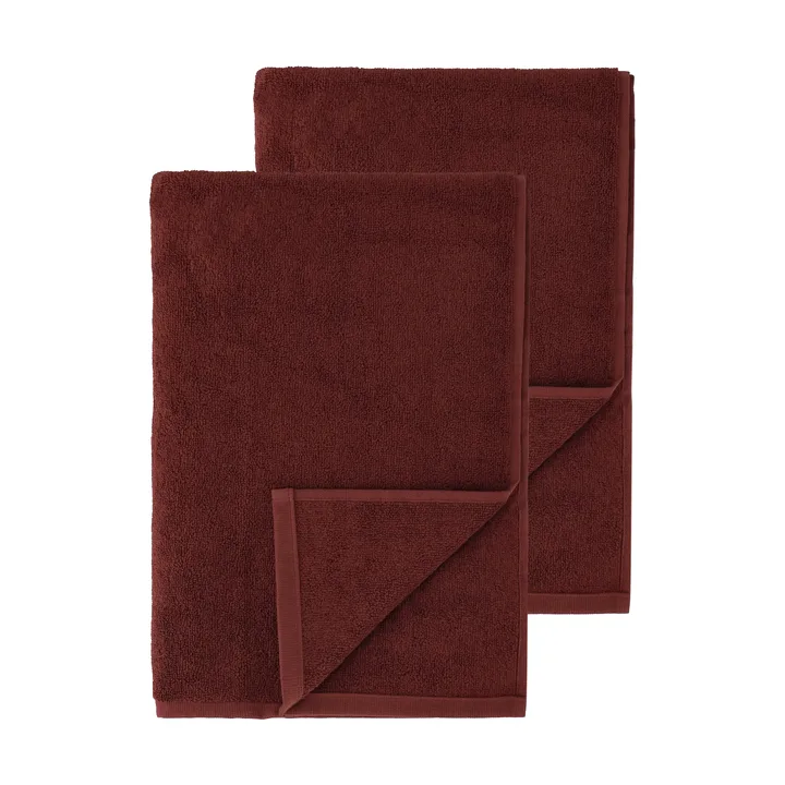 Drift asciugamani da bagno 100x150 cm confezione da 2 - Rosso - Scandi Living