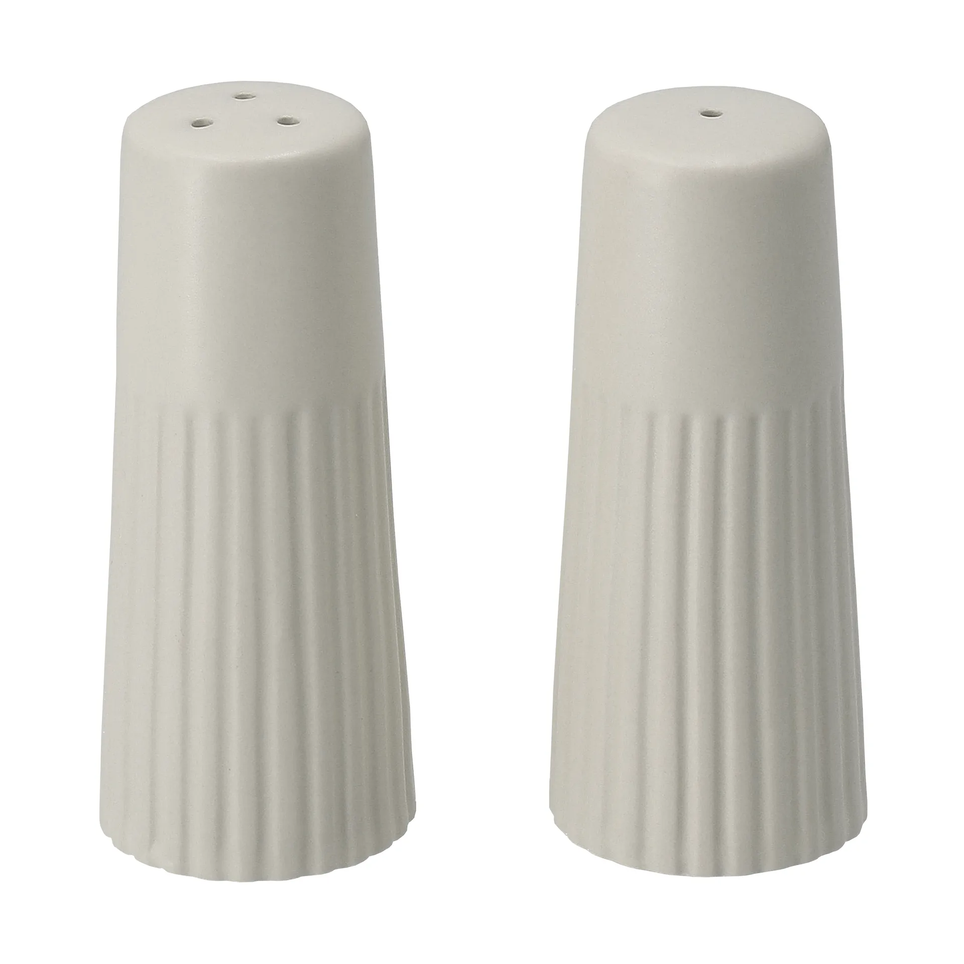 Edge saliera e pepiera 2 pezzi, Bianco, Ø3,8×8,7 cm Scandi Living Edge saliera e pepiera 2 pezzi, Bianco, Ø3,8×8,7 cm Scandi Living