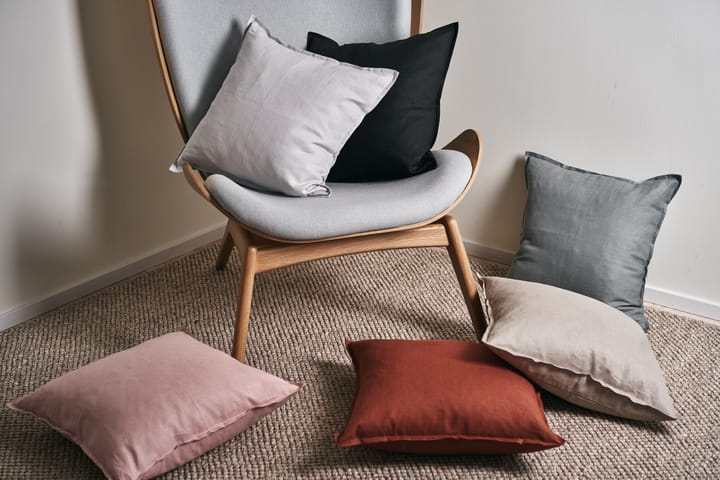Federa Calm lino 50x50 cm, Carbon Scandi Living