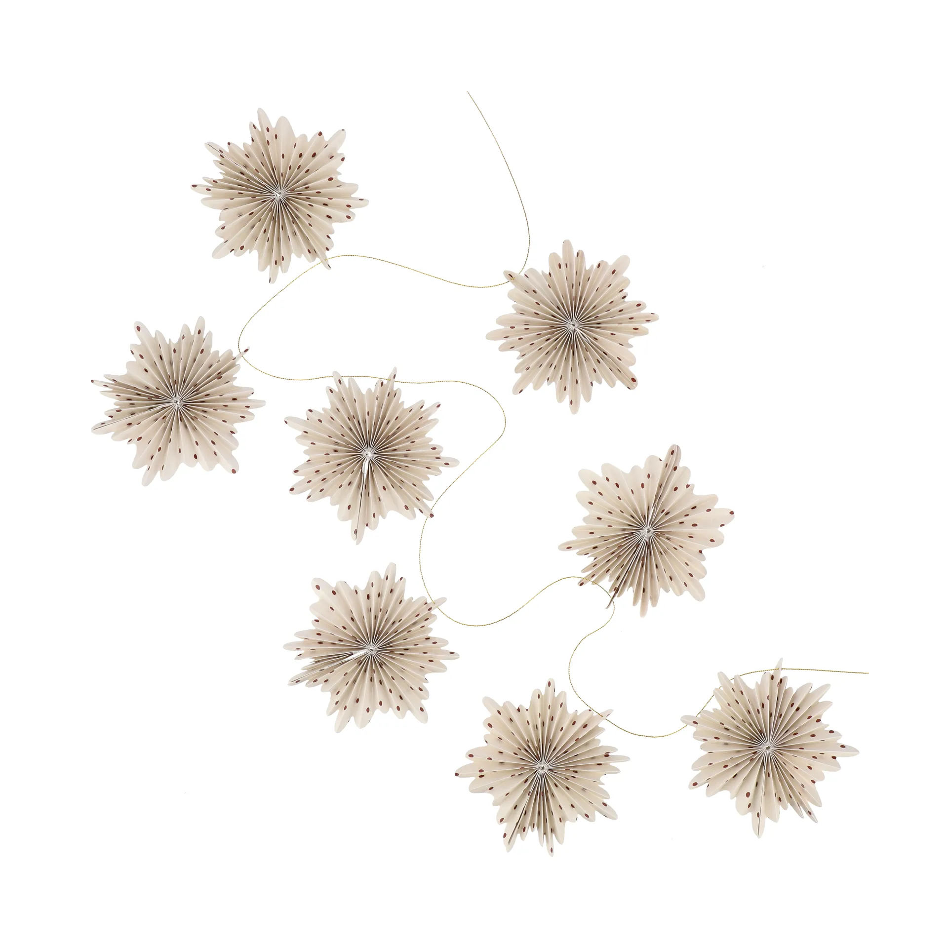 Ghirlanda festiva 3 m, Rosso a pois Scandi Living