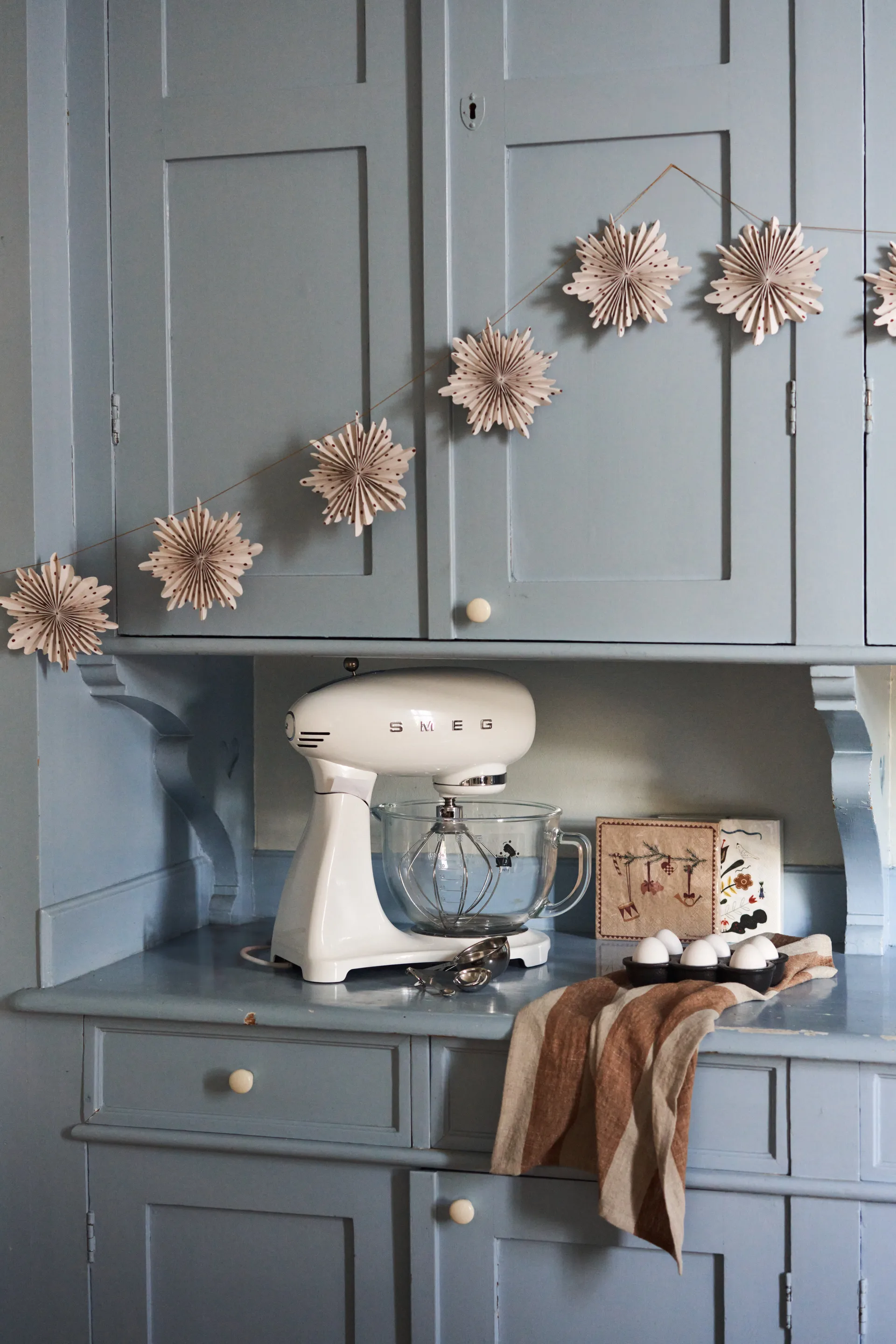 Ghirlanda festiva 3 m, Rosso a pois Scandi Living