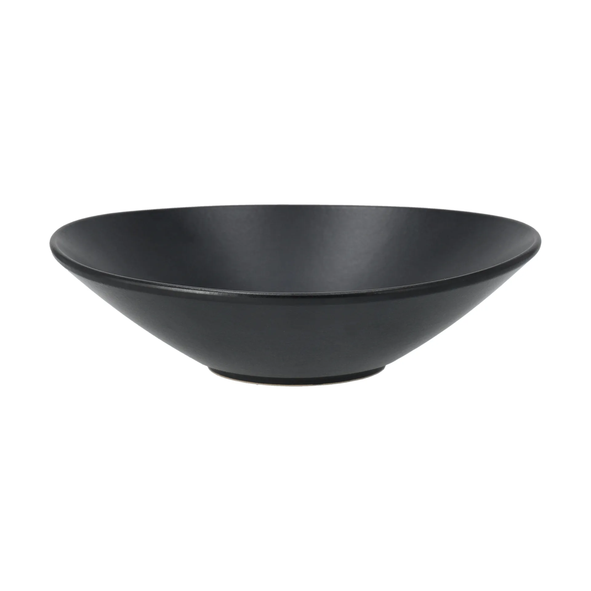 Insalatiera Terra, Nero in gres, Ø30 cm Scandi Living