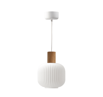 Lampada a sospensione Fair Ø20cm - Vetro satinato-scatola - Scandi Living