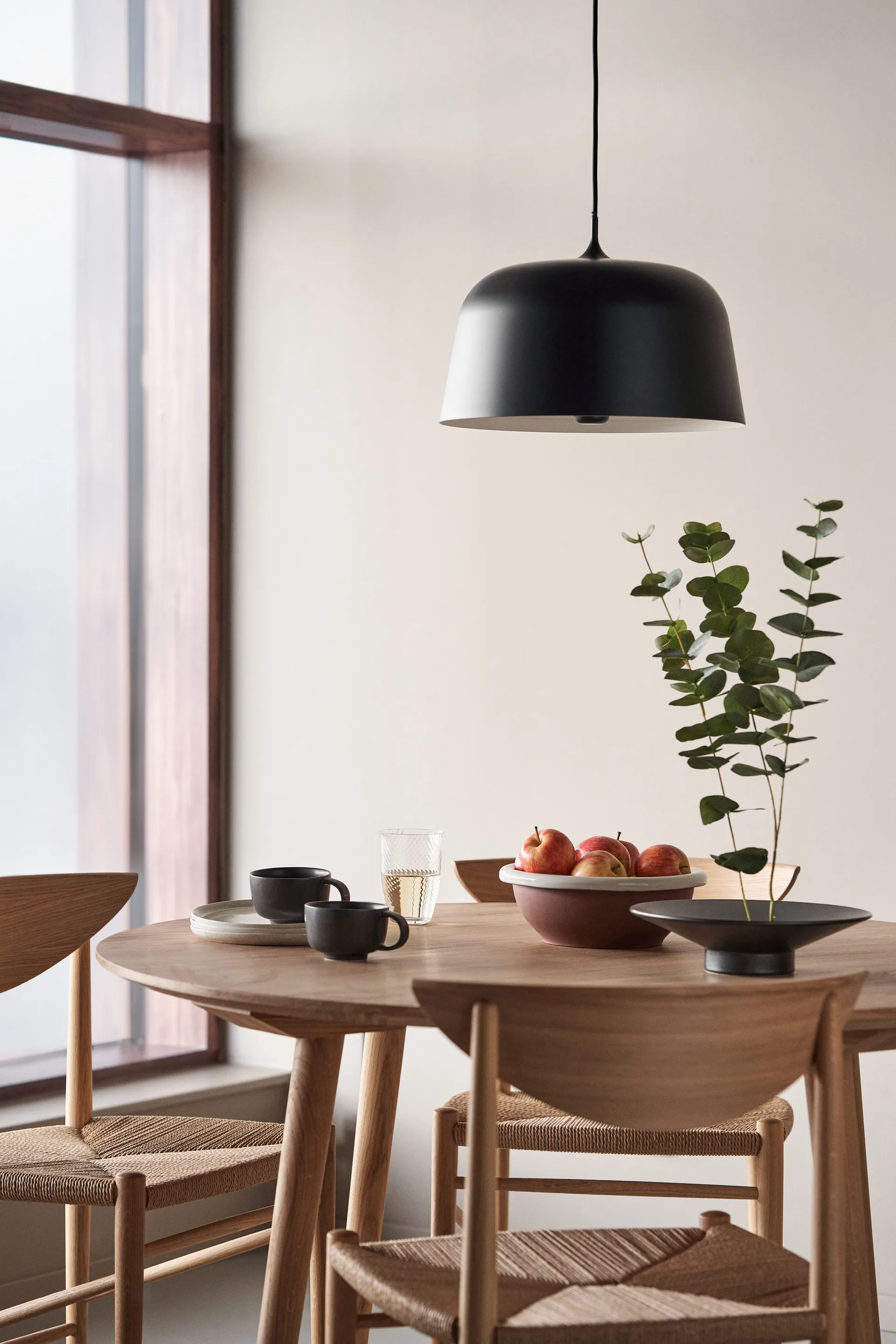 Lampada a sospensione Halo Ø38 cm, Black Scandi Living