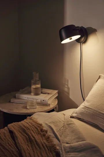 Lampada da parete Halo Ø16 cm - Black - Scandi Living