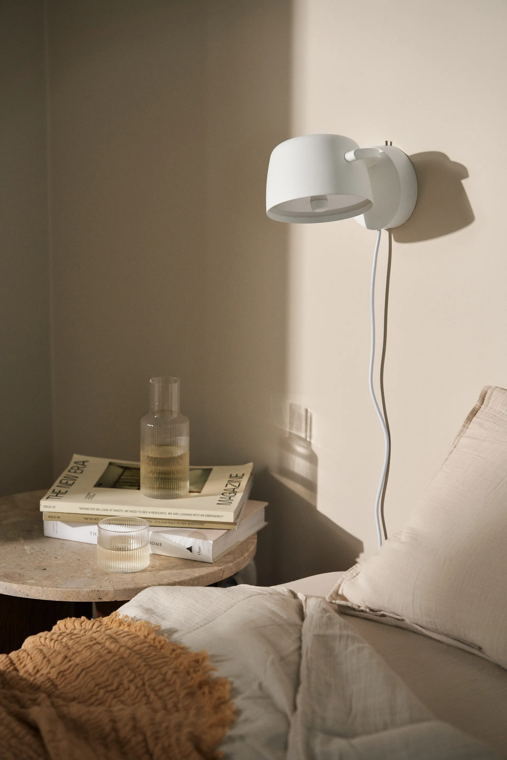 Lampada da parete Halo Ø16 cm, White Scandi Living