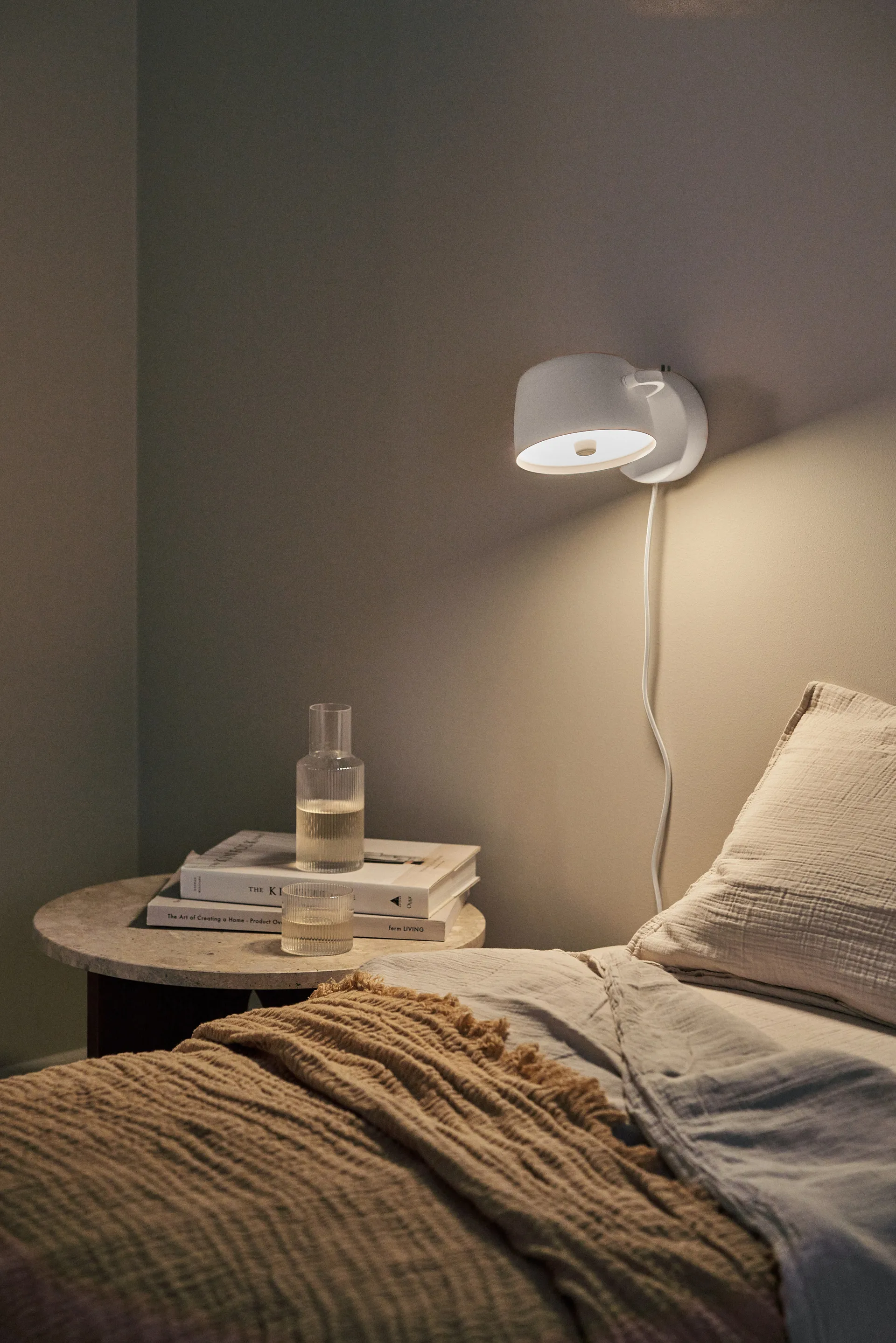 Lampada da parete Halo Ø16 cm, White Scandi Living