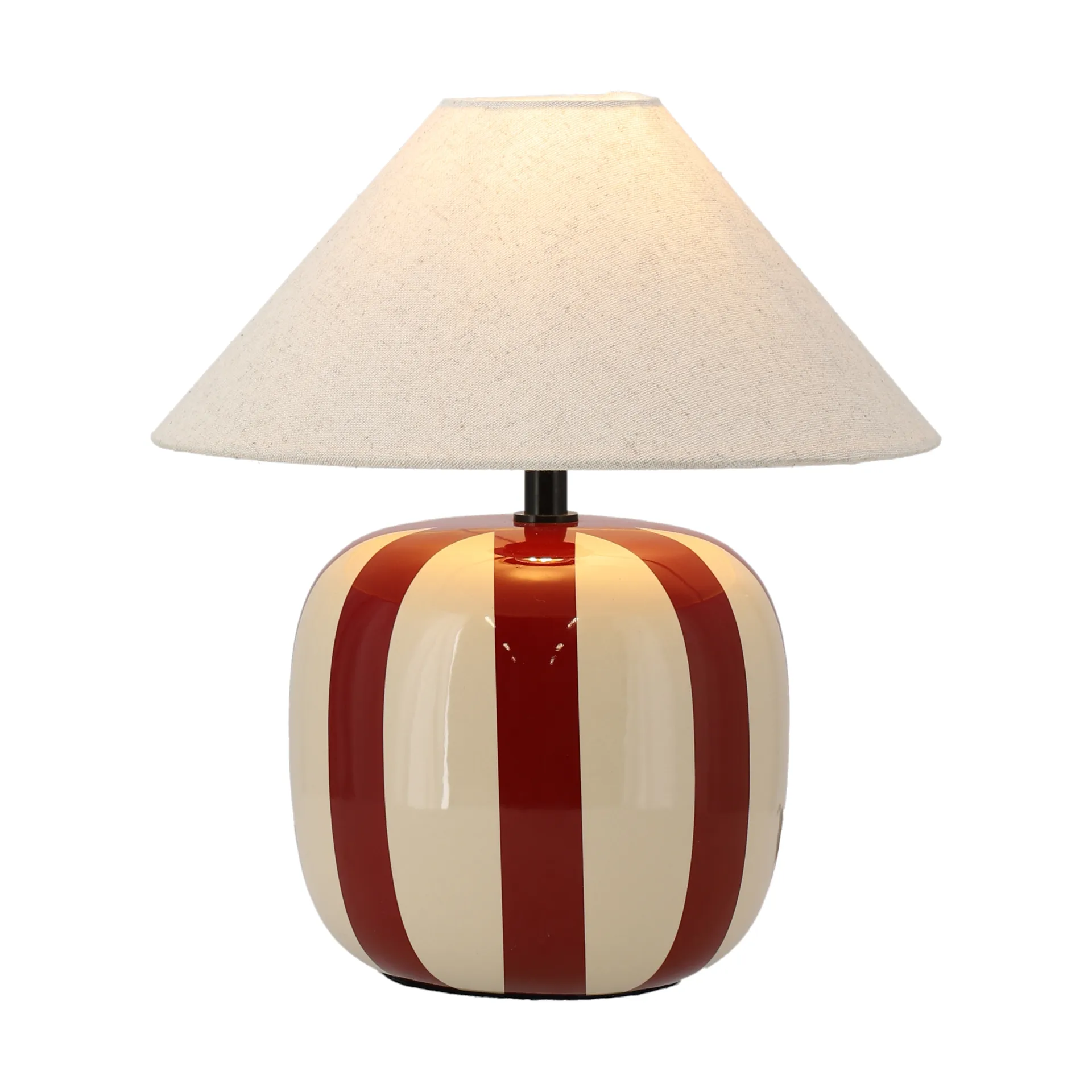 Lampada da tavolo Alvar 31 cm, Rosso ruggine Scandi Living