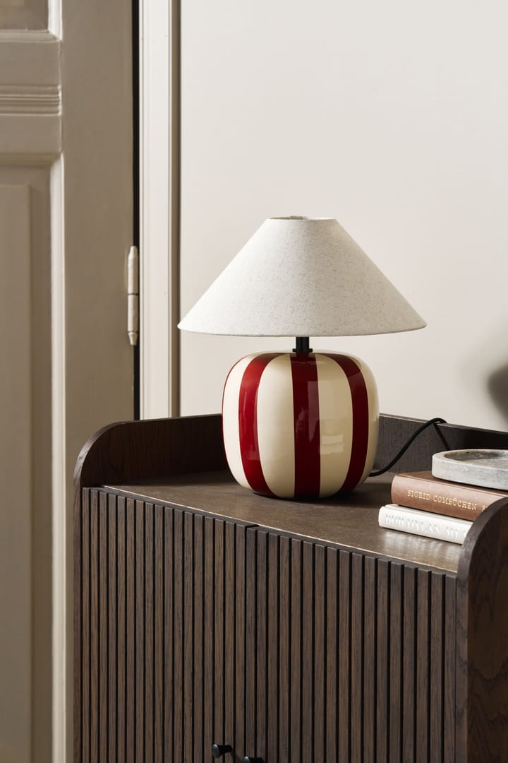 Lampada da tavolo Alvar 31 cm, Rosso ruggine Scandi Living