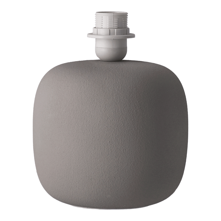 Lampada da tavolo Boulder 29 cm grey-pleated white Scandi Living