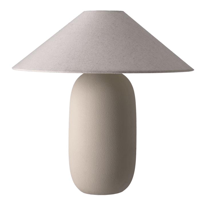 Lampada da tavolo Boulder 48 cm beige-nature - Piedistallo per lampada - Scandi Living