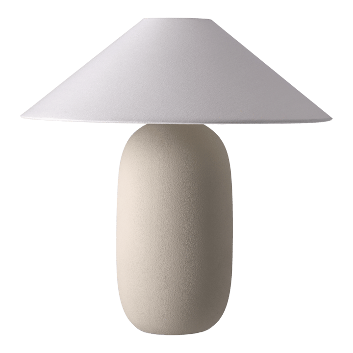 Lampada da tavolo Boulder 48 cm beige-white - Piedistallo per lampada - Scandi Living