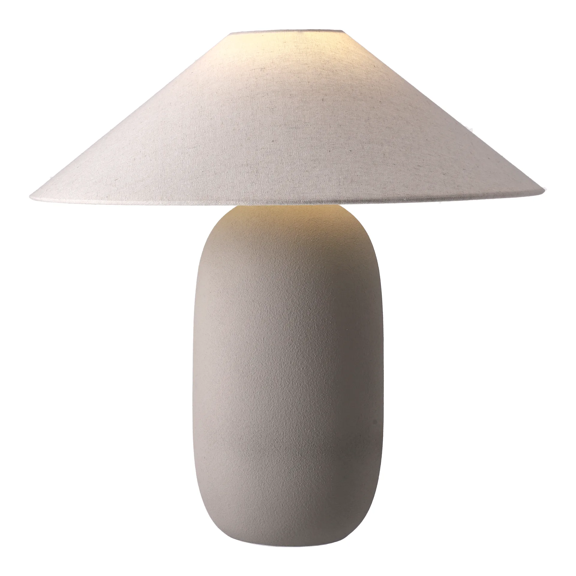 Lampada da tavolo Boulder 48 cm grey-nature Scandi Living