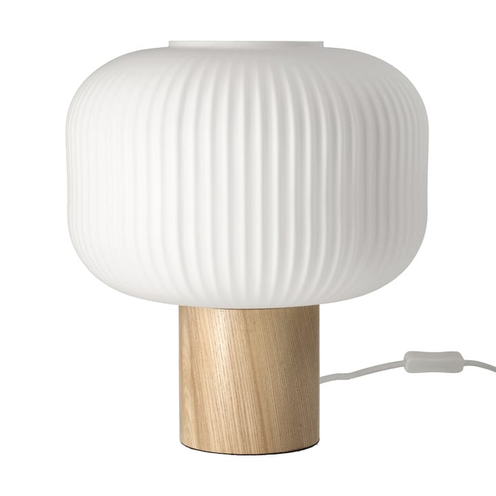 Lampada da tavolo Fair 34,5 cm - Vetro smerigliato-scatola - Scandi Living