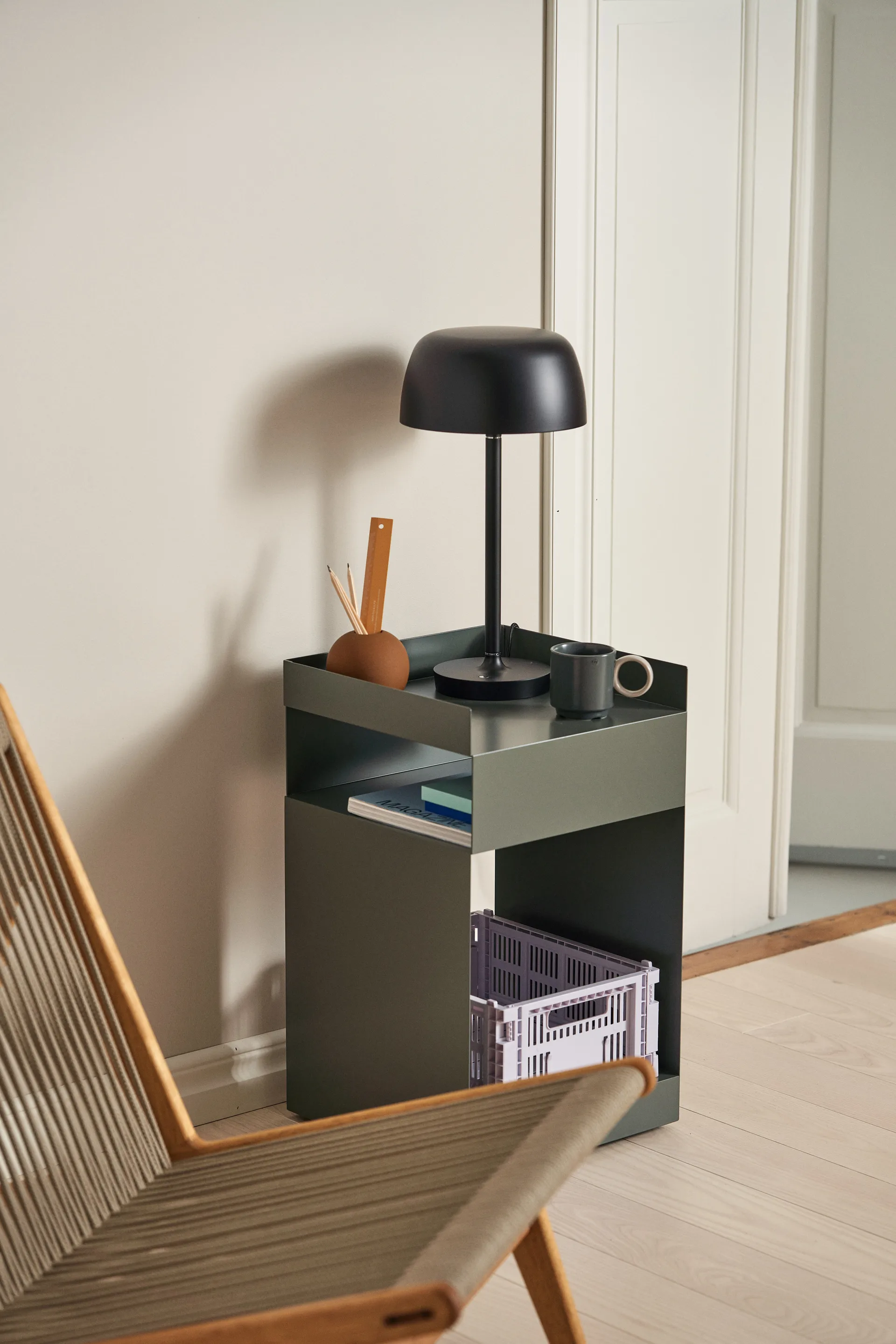 Lampada da tavolo Halo 45,5 cm, Black Scandi Living