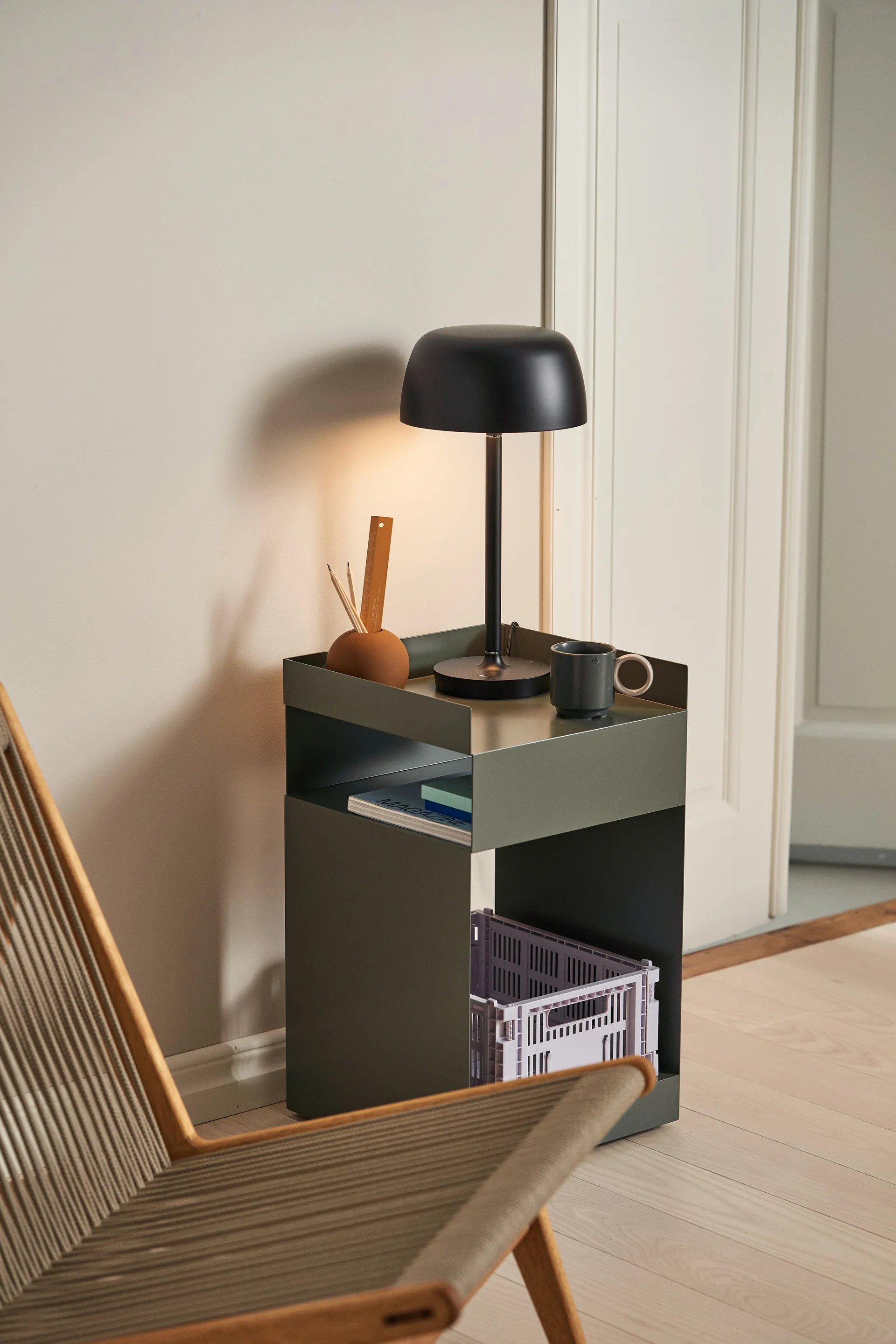 Lampada da tavolo Halo 45,5 cm, Black Scandi Living