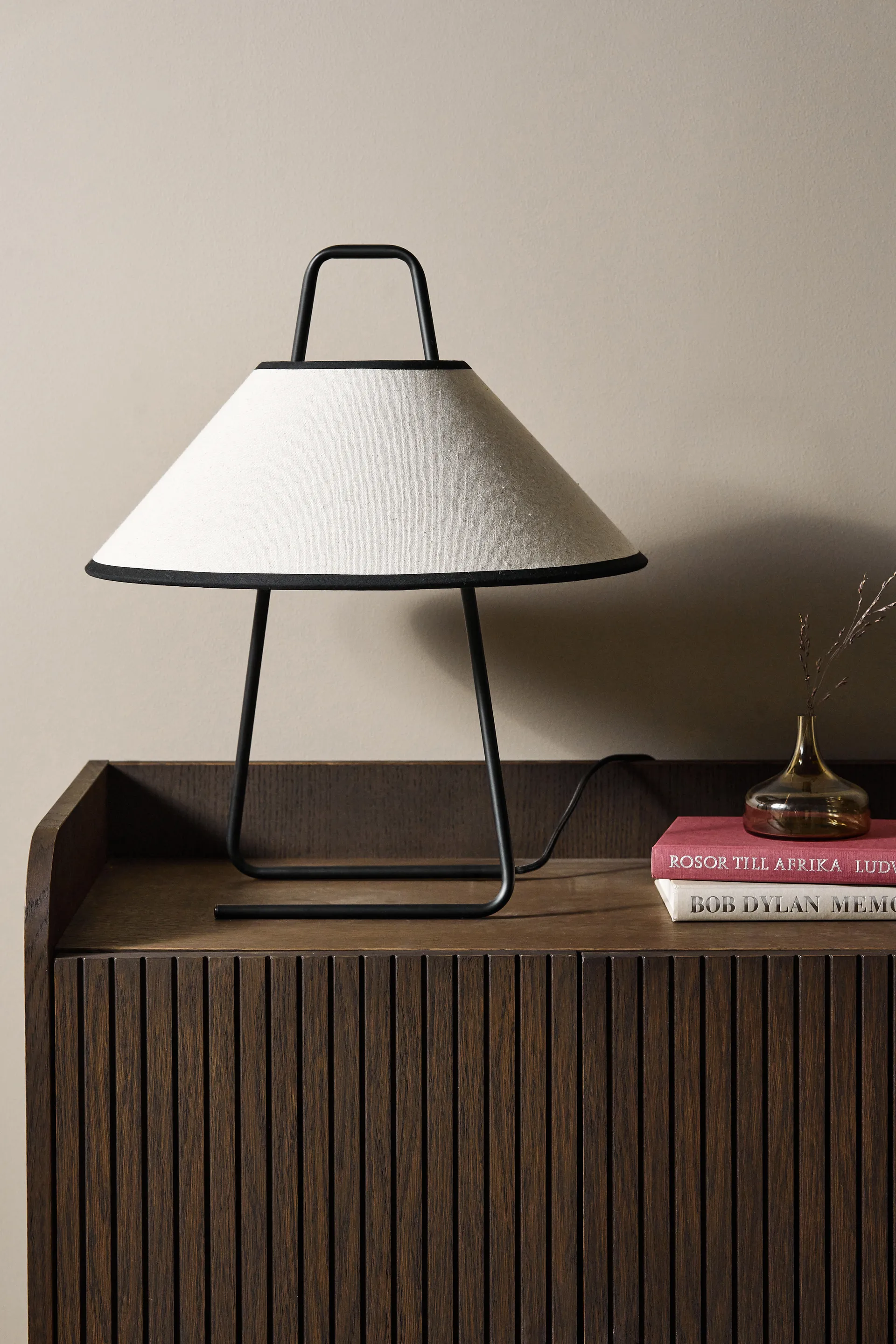Lampada da tavolo Moss 43 cm, Beige Scandi Living