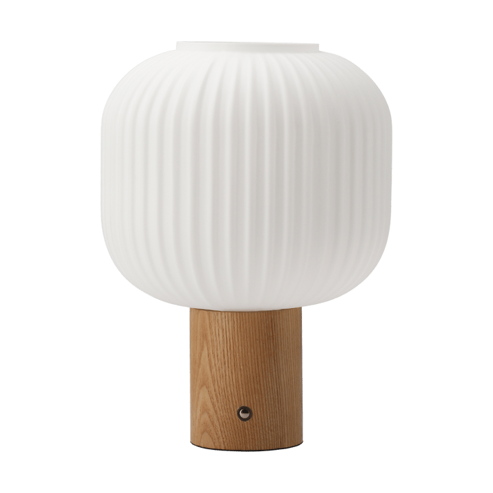 Lampada da tavolo portatile Fair - Vetro satinato-scatola - Scandi Living