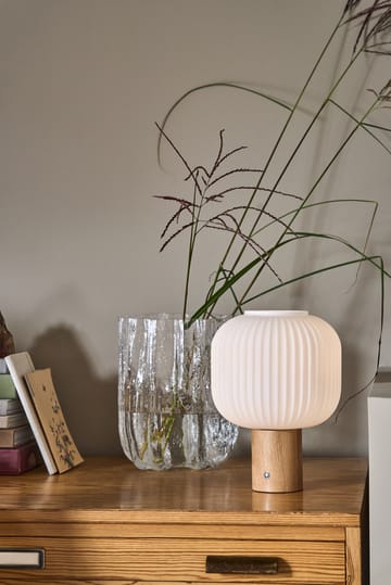 Lampada da tavolo portatile Fair - Vetro satinato-scatola - Scandi Living