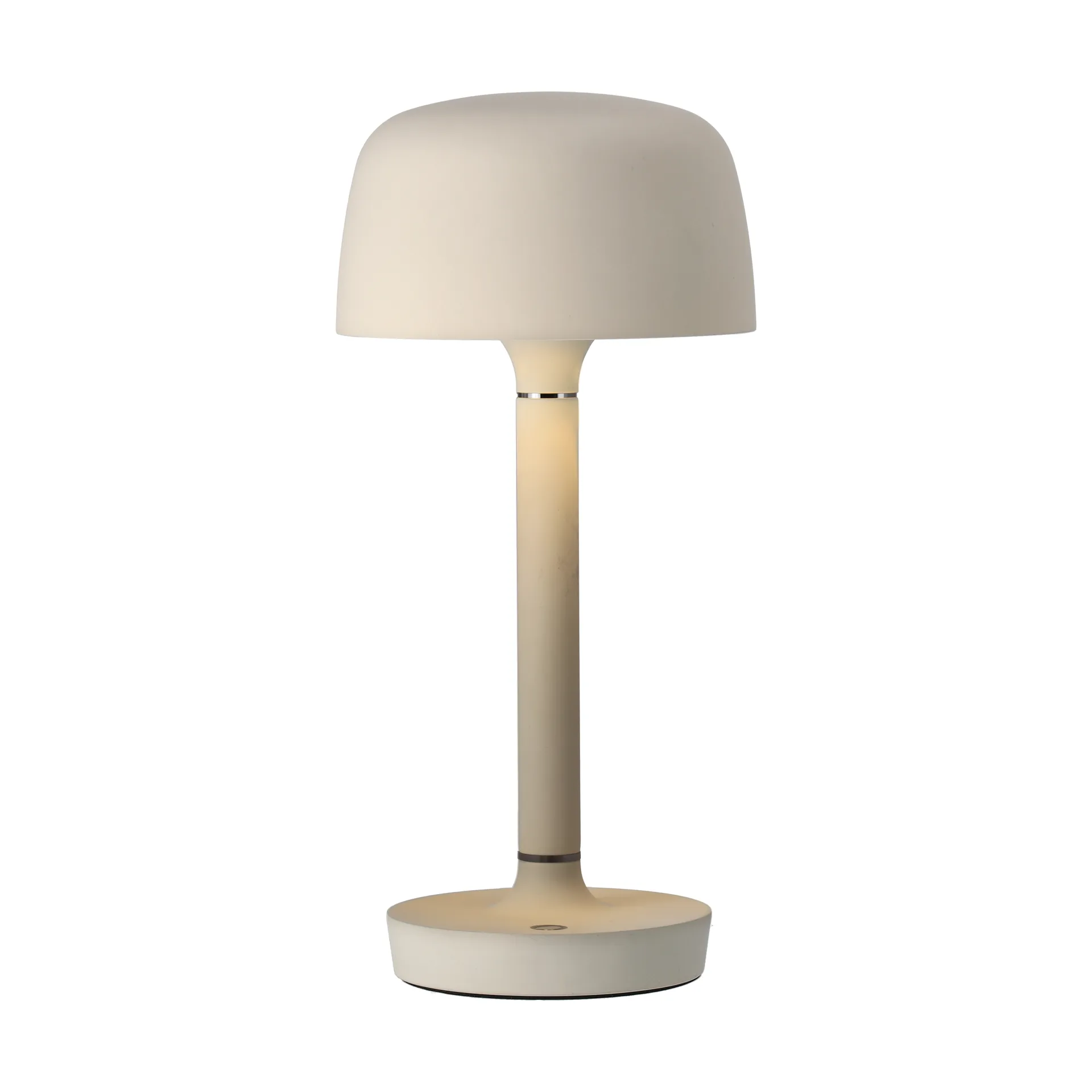 Lampada da tavolo portatile Halo 25,5 cm, Beige Scandi Living