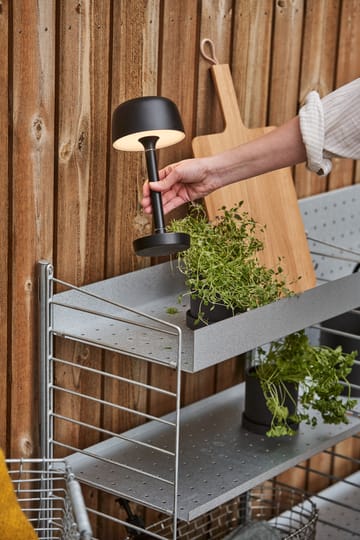 Lampada da tavolo portatile Halo 25,5 cm - Black - Scandi Living