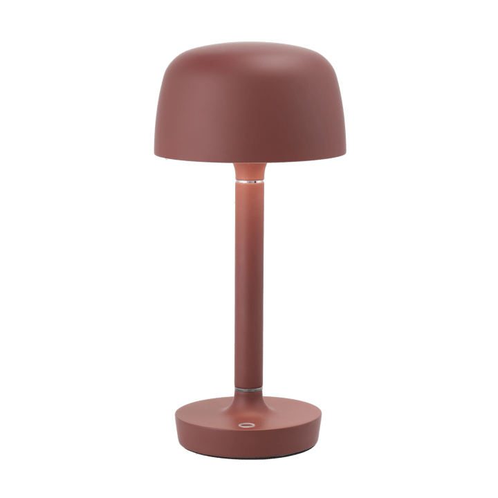 Lampada da tavolo portatile Halo 25,5 cm, Burgundy Scandi Living