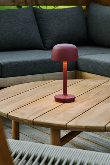 Lampada da tavolo portatile Halo 25,5 cm - Burgundy - Scandi Living