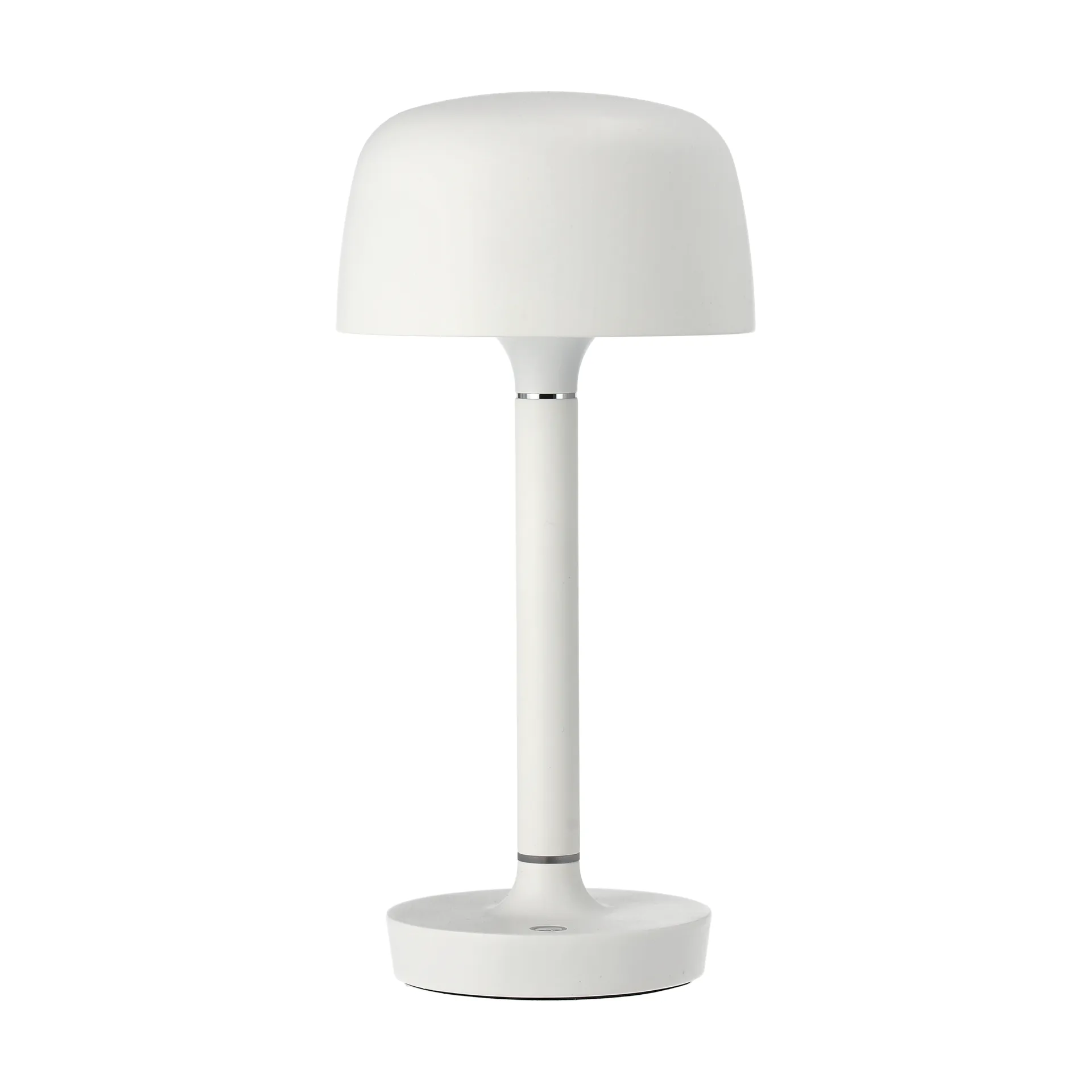 Lampada da tavolo portatile Halo 25,5 cm, White Scandi Living