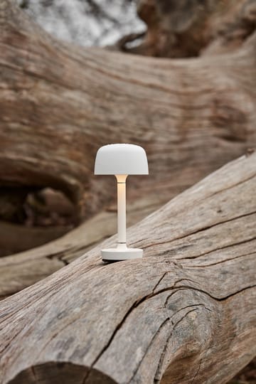 Lampada da tavolo portatile Halo 25,5 cm - White - Scandi Living