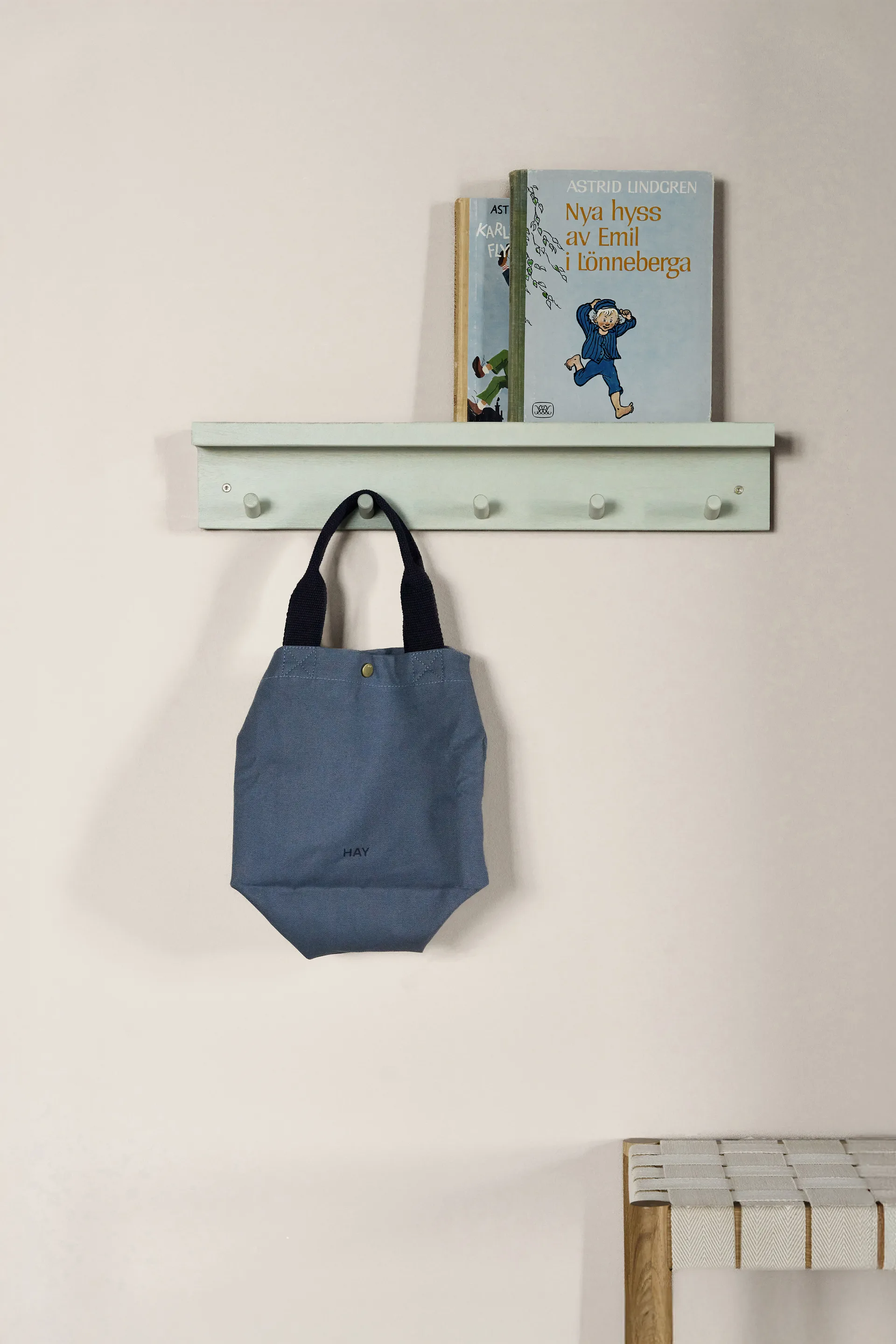 Maniglia con mensola Alley, Verde Scandi Living