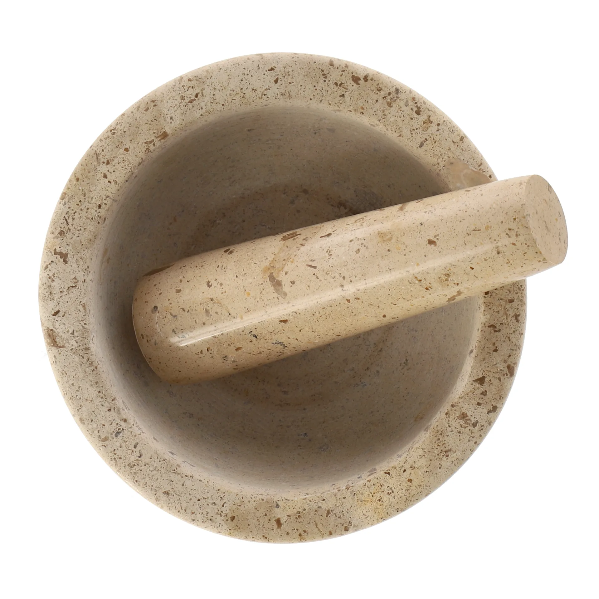 Mortaio Ridge Ø14x7 cm, Marmo Scandi Living