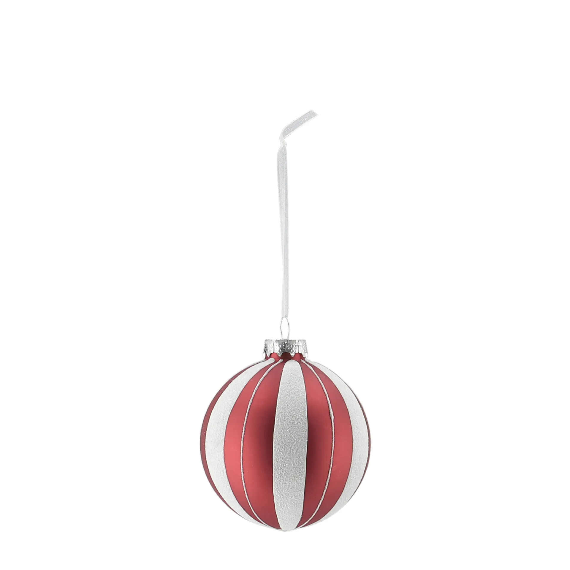 Pallina di Natale Tradition, confezione da 6, Rosso/bianco Scandi Living