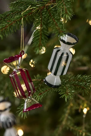 Palline di Natale Bonbons confezione da 6 - Verde - Scandi Living