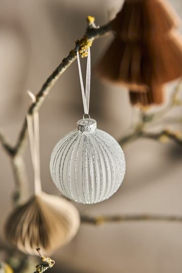 Palline di Natale Holiday baubles, confezione da 6 - White - Scandi Living