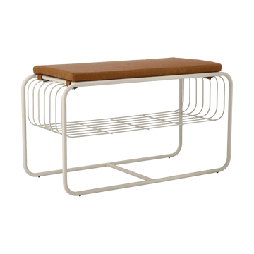 Panca/scaffale per scarpe Nod 80x36c42 cm - Beige - Scandi Living