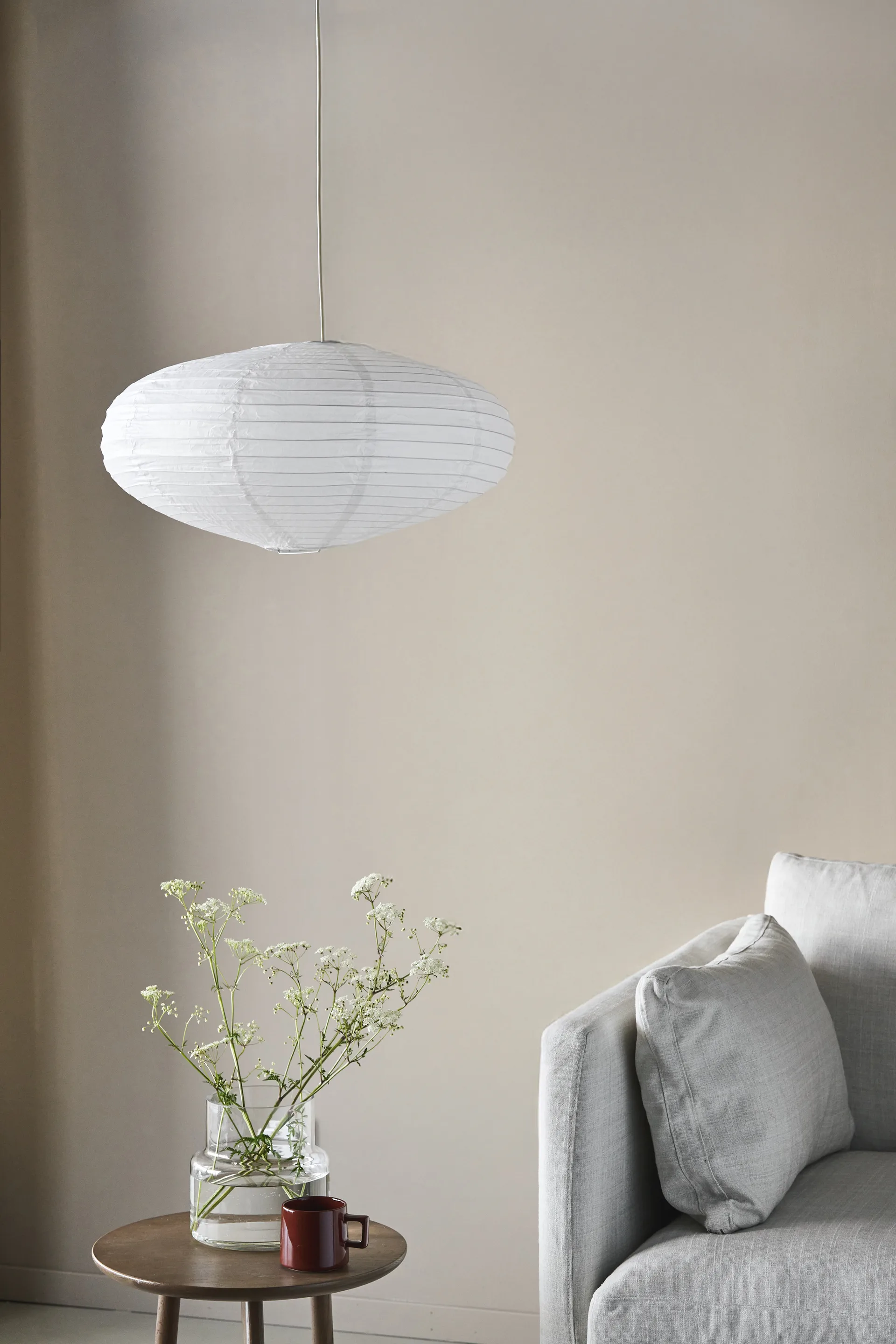 Paralume ovale Lucent, Ø40 cm Scandi Living