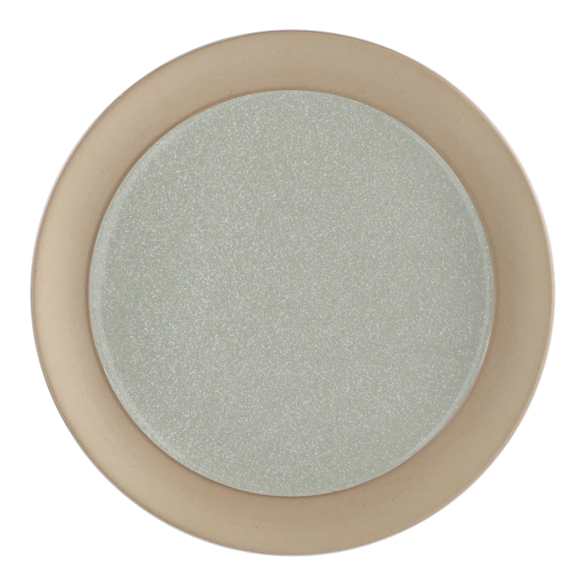 Piattino Fossil Ø21 cm, Verde Scandi Living