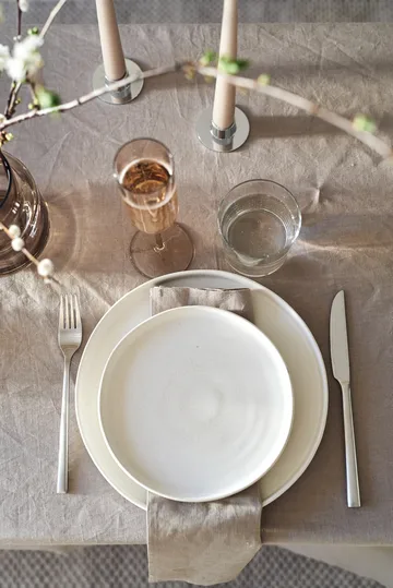 Piattino Sandsbro - Bianco sporco, Ø20 cm - Scandi Living