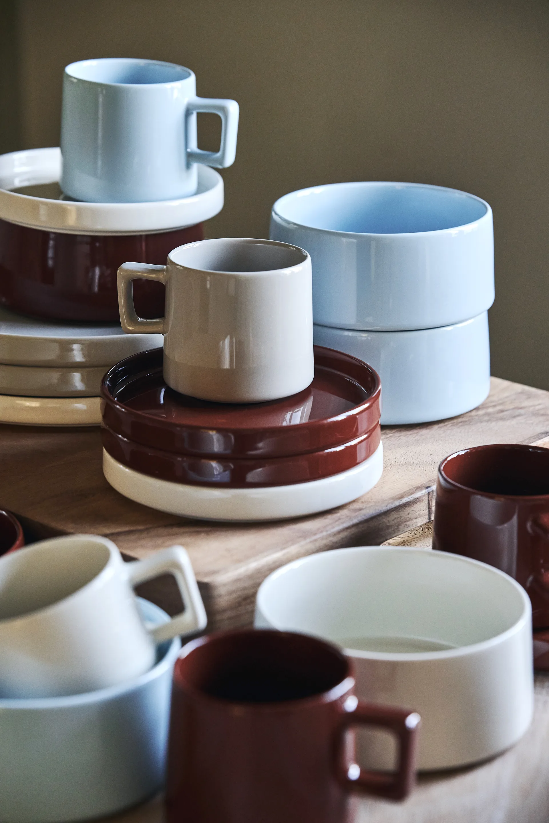 Piattino Taper 14 cm, Rosso Scandi Living