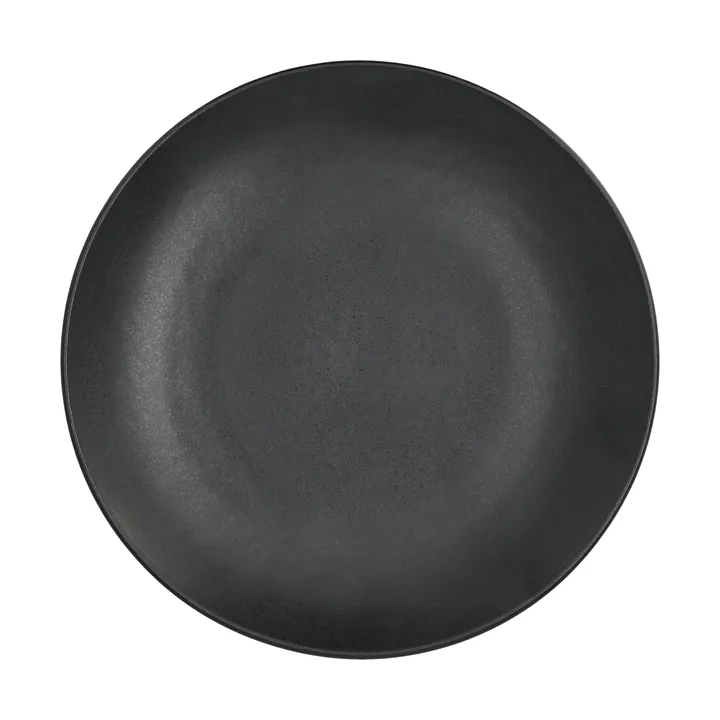 Piattino Terra - Nero in gres, Ø22 cm - Scandi Living
