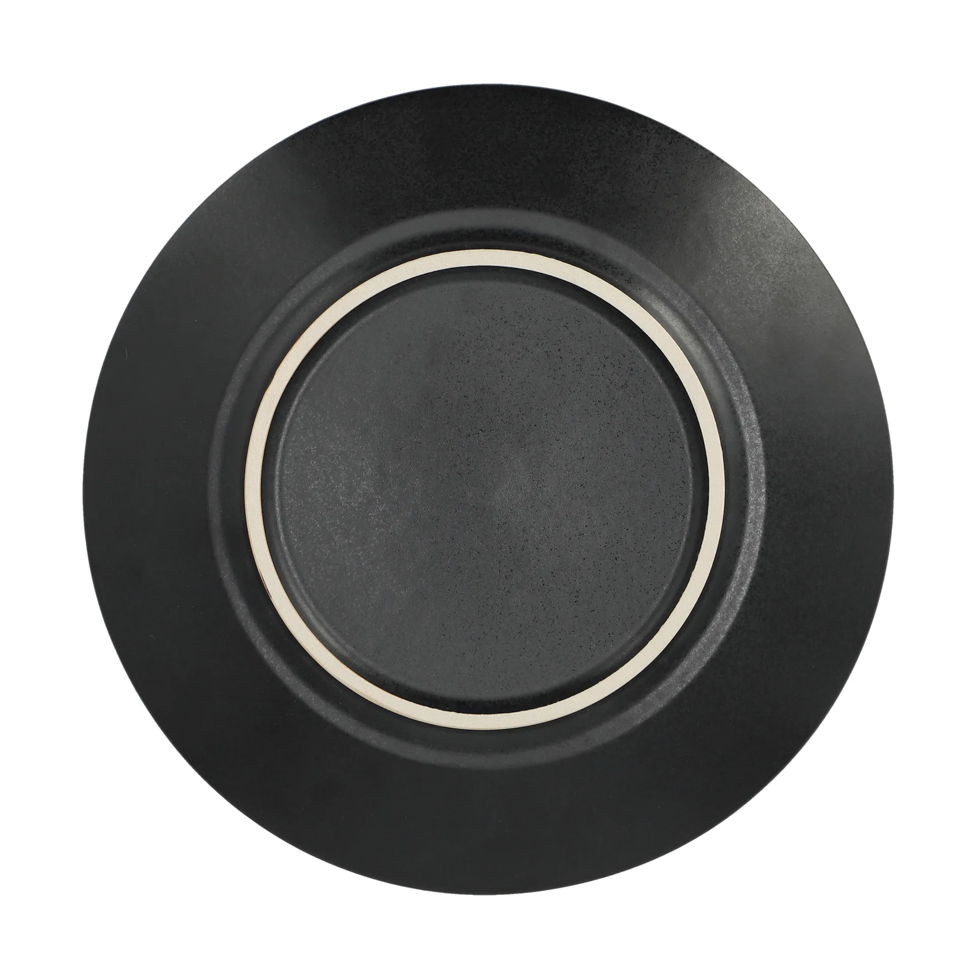 Piattino Terra, Nero in gres, Ø22 cm Scandi Living
