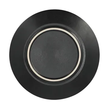 Piattino Terra - Nero in gres, Ø22 cm - Scandi Living