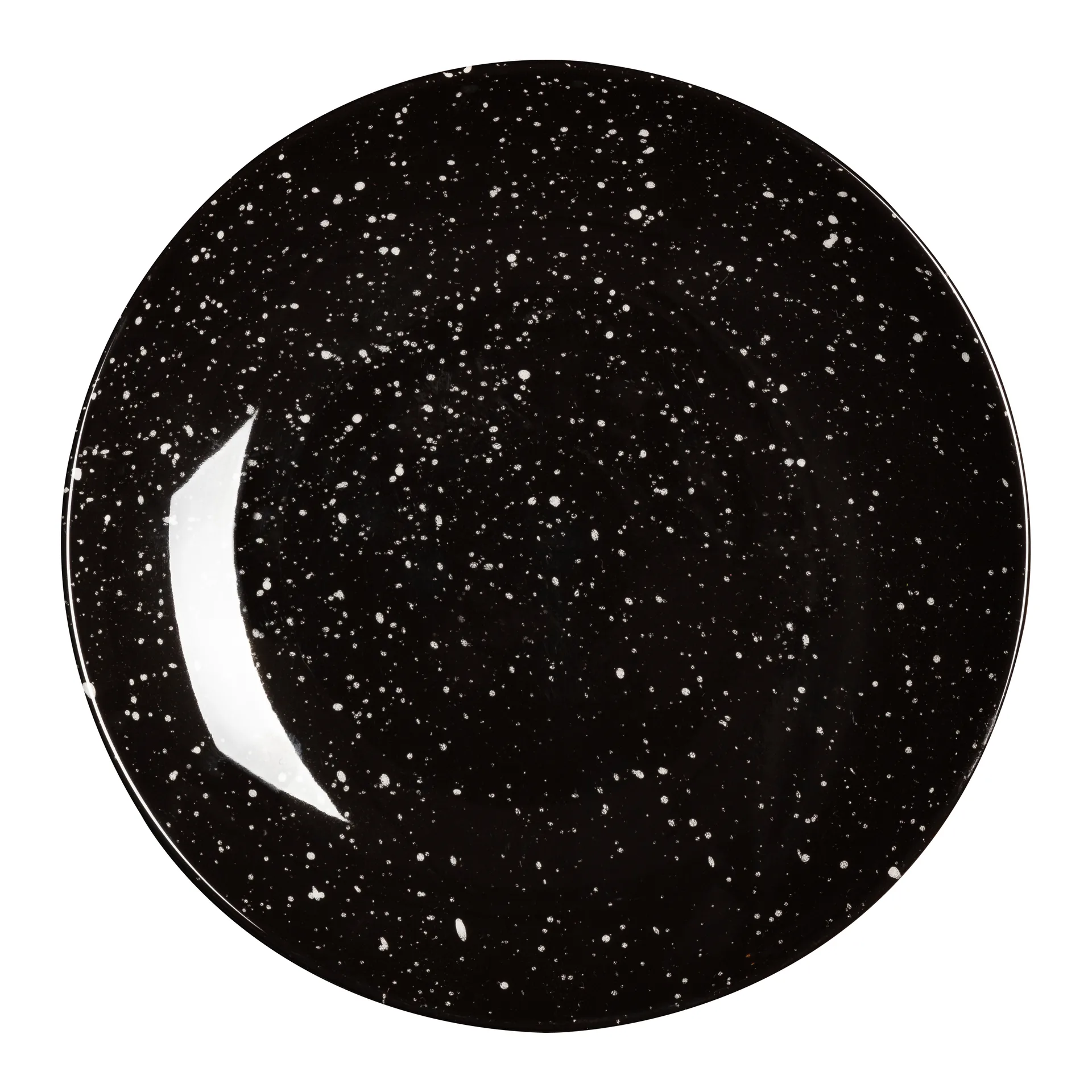 Piatto da contorno Freckle Ø 20 cm, nero Scandi Living