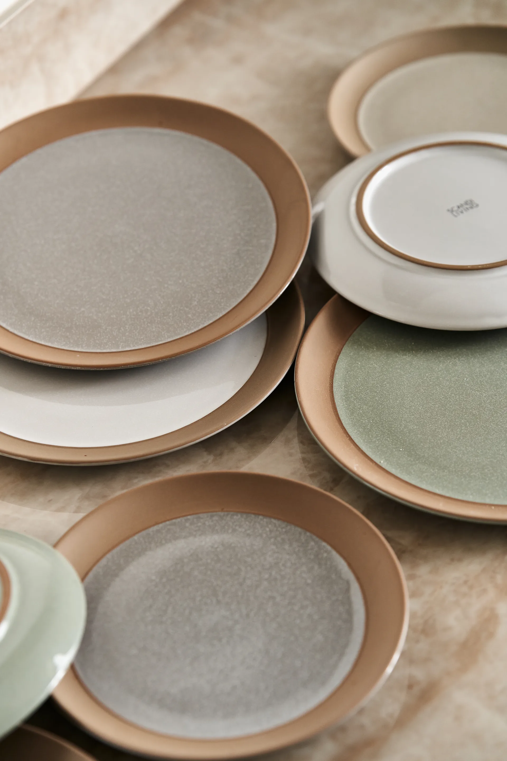 Piatto Fossil Ø 26 cm, Verde Scandi Living